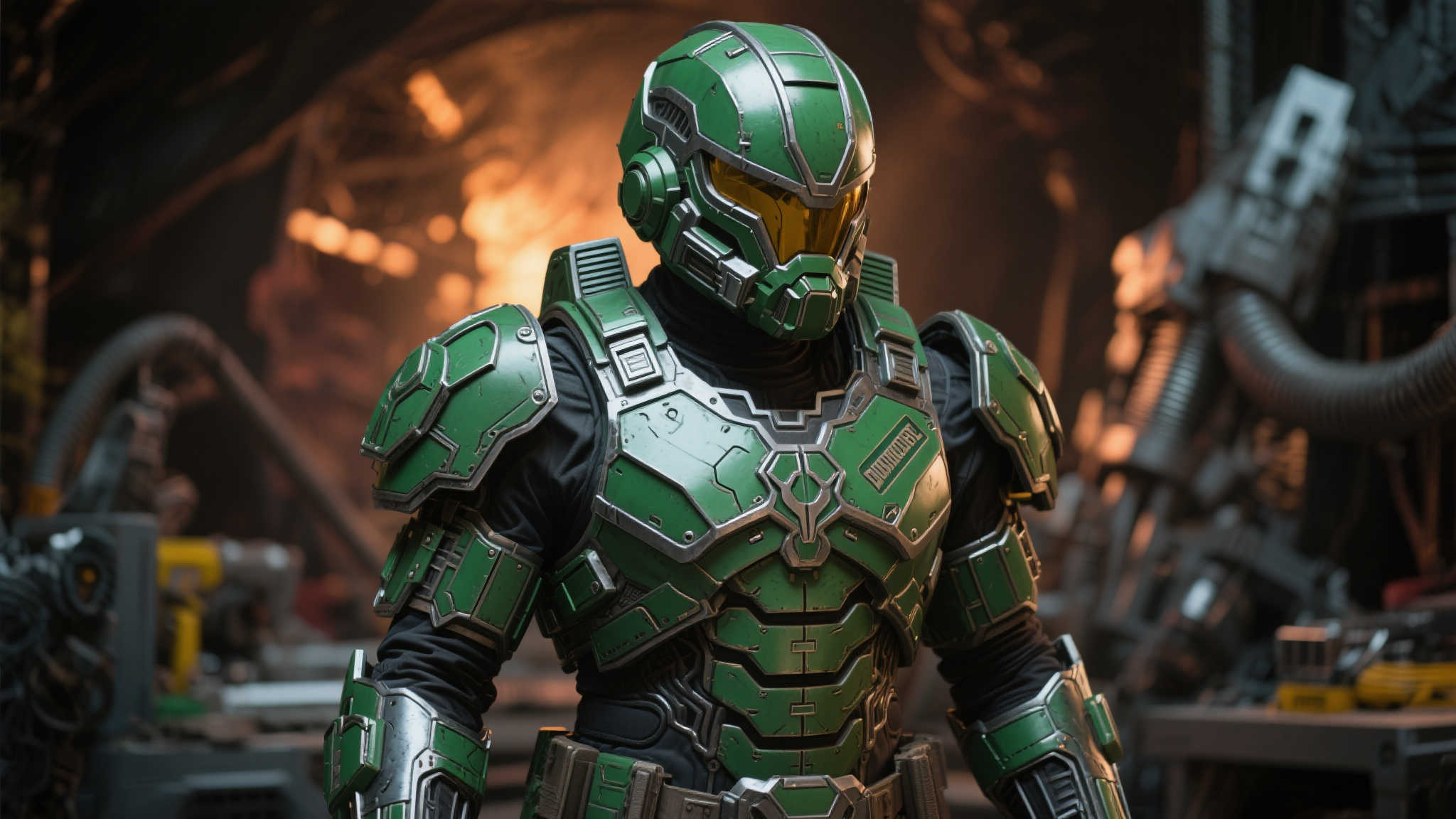 《毁灭战士》新作引期待！大神手工打造真实比例盔甲！